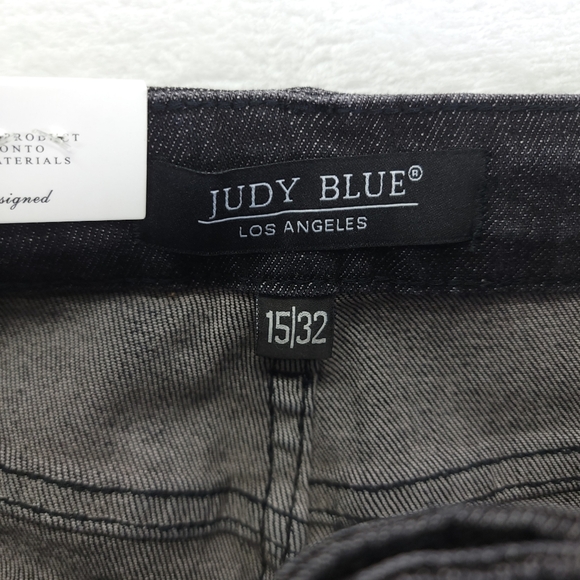 Judy Blue Jeans Womens 15/32 Black Denim High Rise Skinny JB88753 Dark Wash NWT - Picture 11 of 12